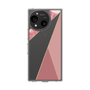 Slim Protection Case［ Marble Triangle Palette - Pink ］