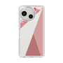 Slim Protection Case［ Marble Triangle Palette - Pink ］
