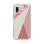 Slim Protection Case［ Marble Triangle Palette - Pink ］