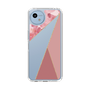 Slim Protection Case［ Marble Triangle Palette - Pink ］