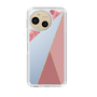 Slim Protection Case［ Marble Triangle Palette - Pink ］