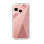 Slim Protection Case［ Marble Triangle Palette - Pink ］