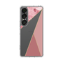 Slim Protection Case［ Marble Triangle Palette - Pink ］