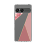 Slim Protection Case［ Marble Triangle Palette - Pink ］