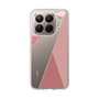 Slim Protection Case［ Marble Triangle Palette - Pink ］