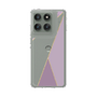 Slim Protection Case［ Marble Triangle Palette - Purple ］