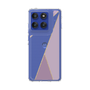 Slim Protection Case［ Marble Triangle Palette - Purple ］