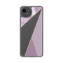 Slim Protection Case［ Marble Triangle Palette - Purple ］