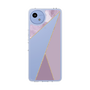 Slim Protection Case［ Marble Triangle Palette - Purple ］