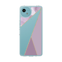 Slim Protection Case［ Marble Triangle Palette - Purple ］