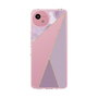 Slim Protection Case［ Marble Triangle Palette - Purple ］