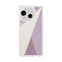 Slim Protection Case［ Marble Triangle Palette - Purple ］