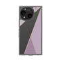 Slim Protection Case［ Marble Triangle Palette - Purple ］