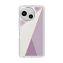 Slim Protection Case［ Marble Triangle Palette - Purple ］