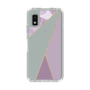 Slim Protection Case［ Marble Triangle Palette - Purple ］