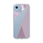 Slim Protection Case［ Marble Triangle Palette - Purple ］