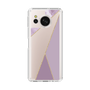 Slim Protection Case［ Marble Triangle Palette - Purple ］