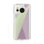 Slim Protection Case［ Marble Triangle Palette - Purple ］