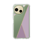 Slim Protection Case［ Marble Triangle Palette - Purple ］