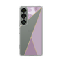 Slim Protection Case［ Marble Triangle Palette - Purple ］