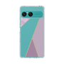 Slim Protection Case［ Marble Triangle Palette - Purple ］