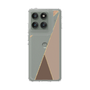 Slim Protection Case［ Marble Triangle Palette - Brown ］