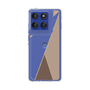 Slim Protection Case［ Marble Triangle Palette - Brown ］