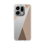 Slim Protection Case［ Marble Triangle Palette - Brown ］