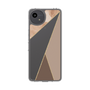 Slim Protection Case［ Marble Triangle Palette - Brown ］