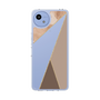 Slim Protection Case［ Marble Triangle Palette - Brown ］