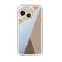 Slim Protection Case［ Marble Triangle Palette - Brown ］