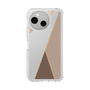 Slim Protection Case［ Marble Triangle Palette - Brown ］