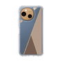 Slim Protection Case［ Marble Triangle Palette - Brown ］