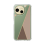 Slim Protection Case［ Marble Triangle Palette - Brown ］