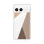 Slim Protection Case［ Marble Triangle Palette - Brown ］