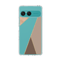 Slim Protection Case［ Marble Triangle Palette - Brown ］