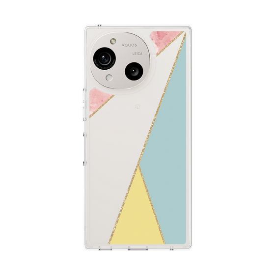 Slim Protection Case［ Marble Triangle Palette - Mix ］
