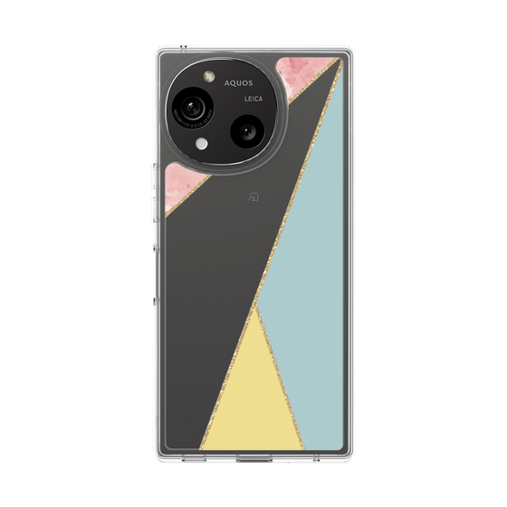 Slim Protection Case［ Marble Triangle Palette - Mix ］
