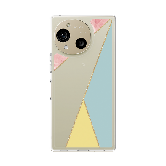 Slim Protection Case［ Marble Triangle Palette - Mix ］