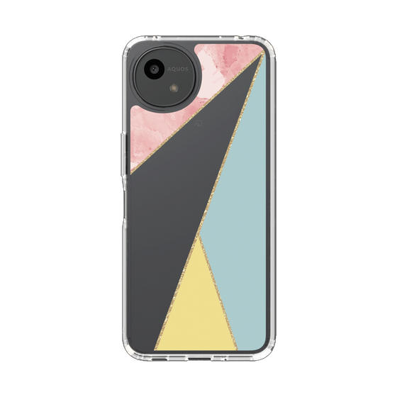Slim Protection Case［ Marble Triangle Palette - Mix ］