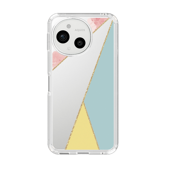 Slim Protection Case［ Marble Triangle Palette - Mix ］