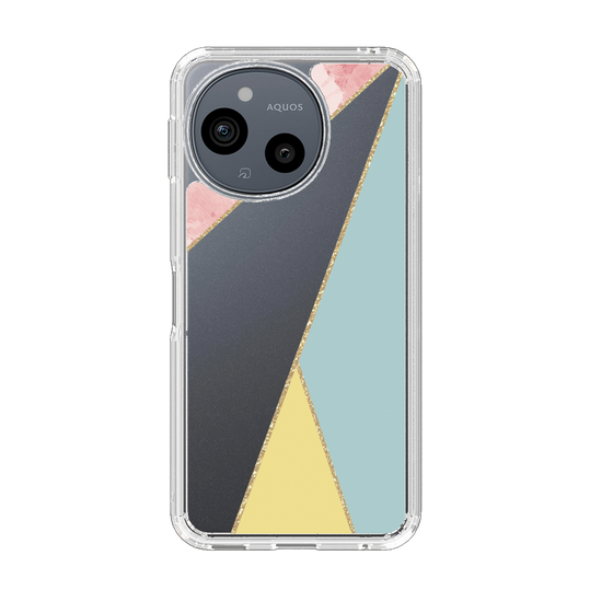 Slim Protection Case［ Marble Triangle Palette - Mix ］