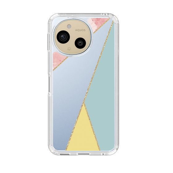 Slim Protection Case［ Marble Triangle Palette - Mix ］