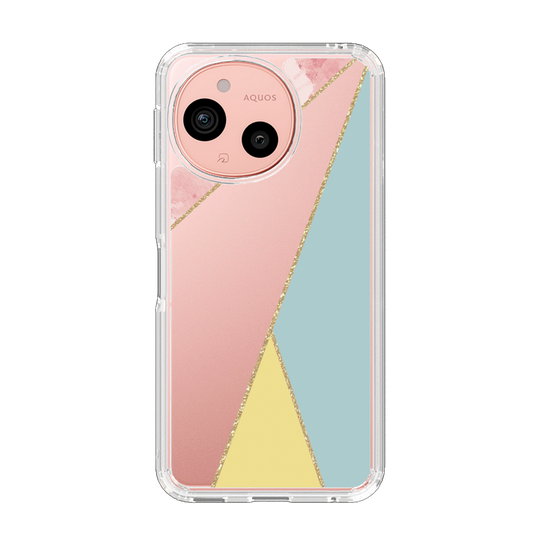 Slim Protection Case［ Marble Triangle Palette - Mix ］