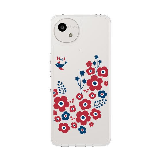 Slim Protection Case［ Nordic Flower Bird ］
