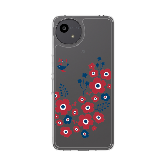 Slim Protection Case［ Nordic Flower Bird ］