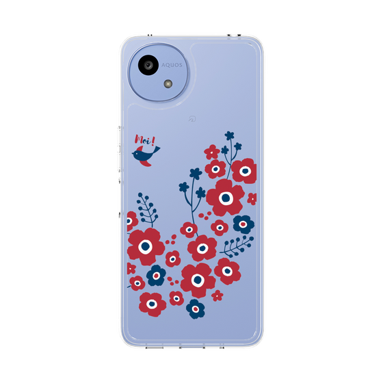Slim Protection Case［ Nordic Flower Bird ］