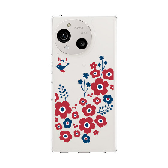 Slim Protection Case［ Nordic Flower Bird ］