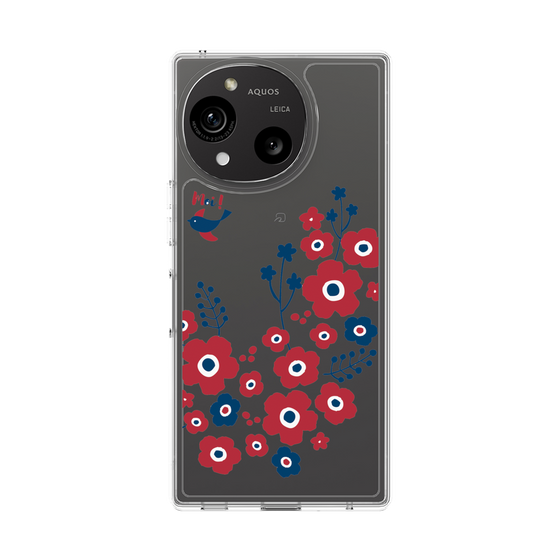 Slim Protection Case［ Nordic Flower Bird ］