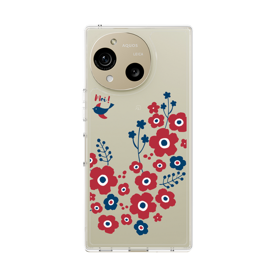 Slim Protection Case［ Nordic Flower Bird ］